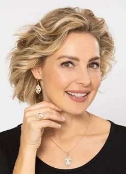 Hot Floraler Damenring mit 4 Diamanten Damen Ringe