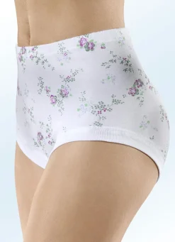 Discount Fünferpack Slips mit auswechselbarem Gummizug Damen Slips