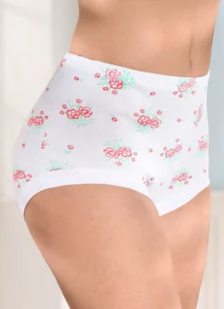 Online Fünferpack Slips mit auswechselbarem Gummizug Damen Slips