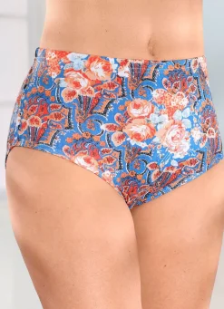 Online Fünferpack Slips mit buntem Druckdessin Damen Slips