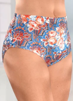 Online Fünferpack Slips mit buntem Druckdessin Damen Slips