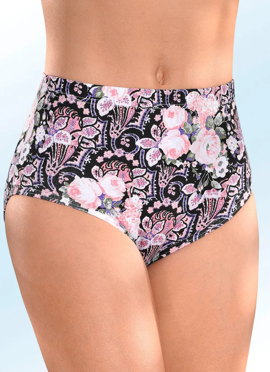 Fünferpack Slips mit Dehnbund Damen Slips