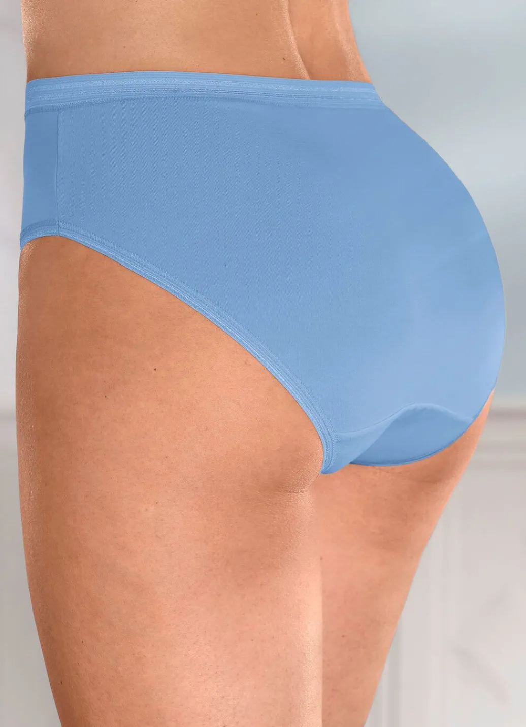 New Fünferpack Slips mit glänzenden Abschlüssen Damen Slips