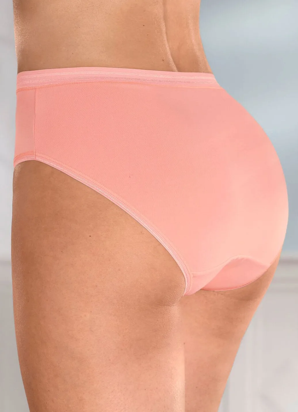 Best Fünferpack Slips mit glänzenden Abschlüssen Damen Slips