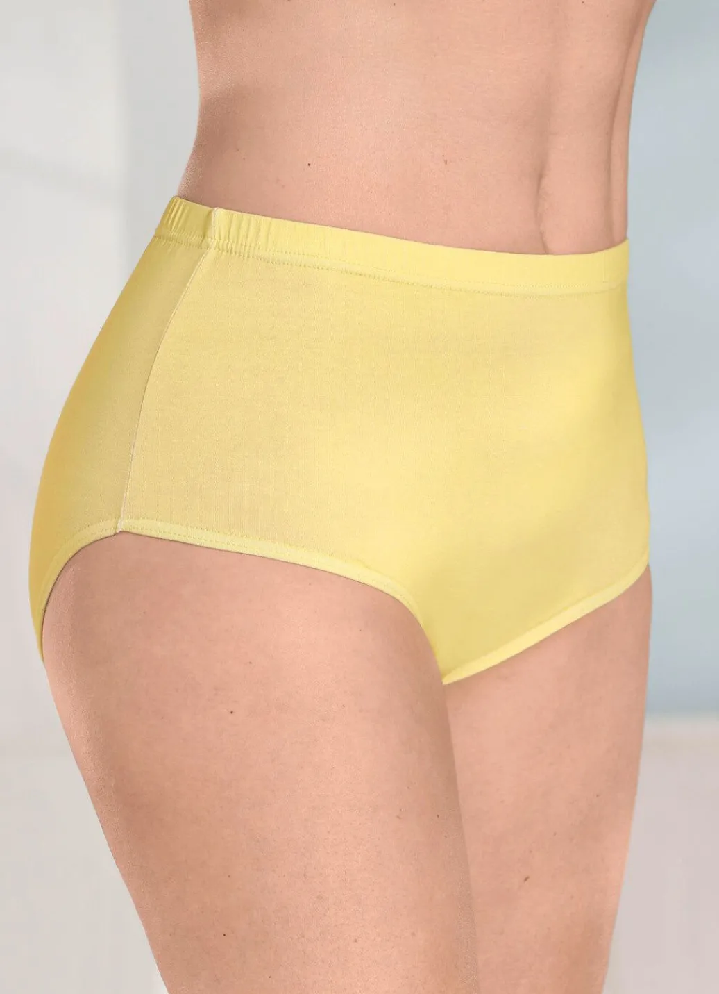 Clearance Fünferpack Slips mit Gummizug Damen Slips
