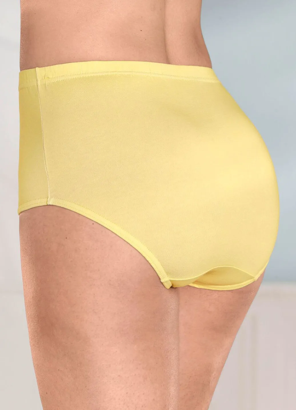 Clearance Fünferpack Slips mit Gummizug Damen Slips