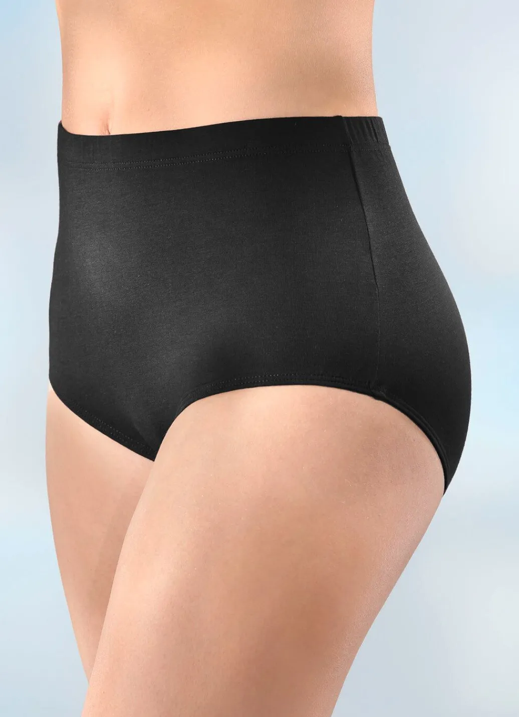 Discount Fünferpack Slips mit Gummizug Damen Slips
