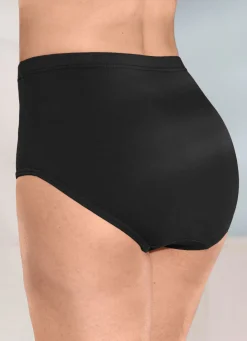 Outlet Fünferpack Slips mit Gummizug im Bund Damen Slips