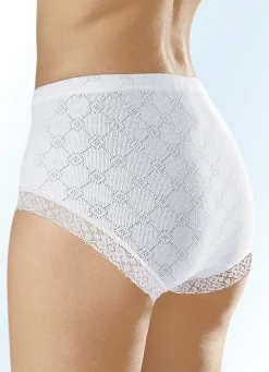Fünferpack Slips mit Gummizug im Bund Damen Slips