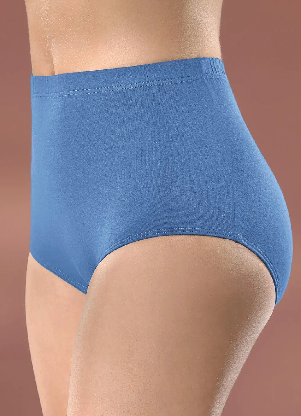 Clearance Fünferpack Slips mit Gummizug Damen Slips