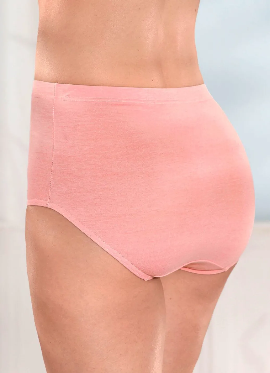 Discount Fünferpack Slips mit Gummizug Damen Slips