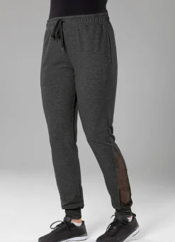 Damen Mona Freizeithosen<Freizeithose mit Netzeinsatz in 4 Farben