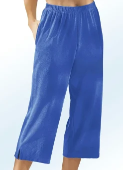 Damen Mona Shorts|Freizeithosen<Frottier-Hose in Capriform