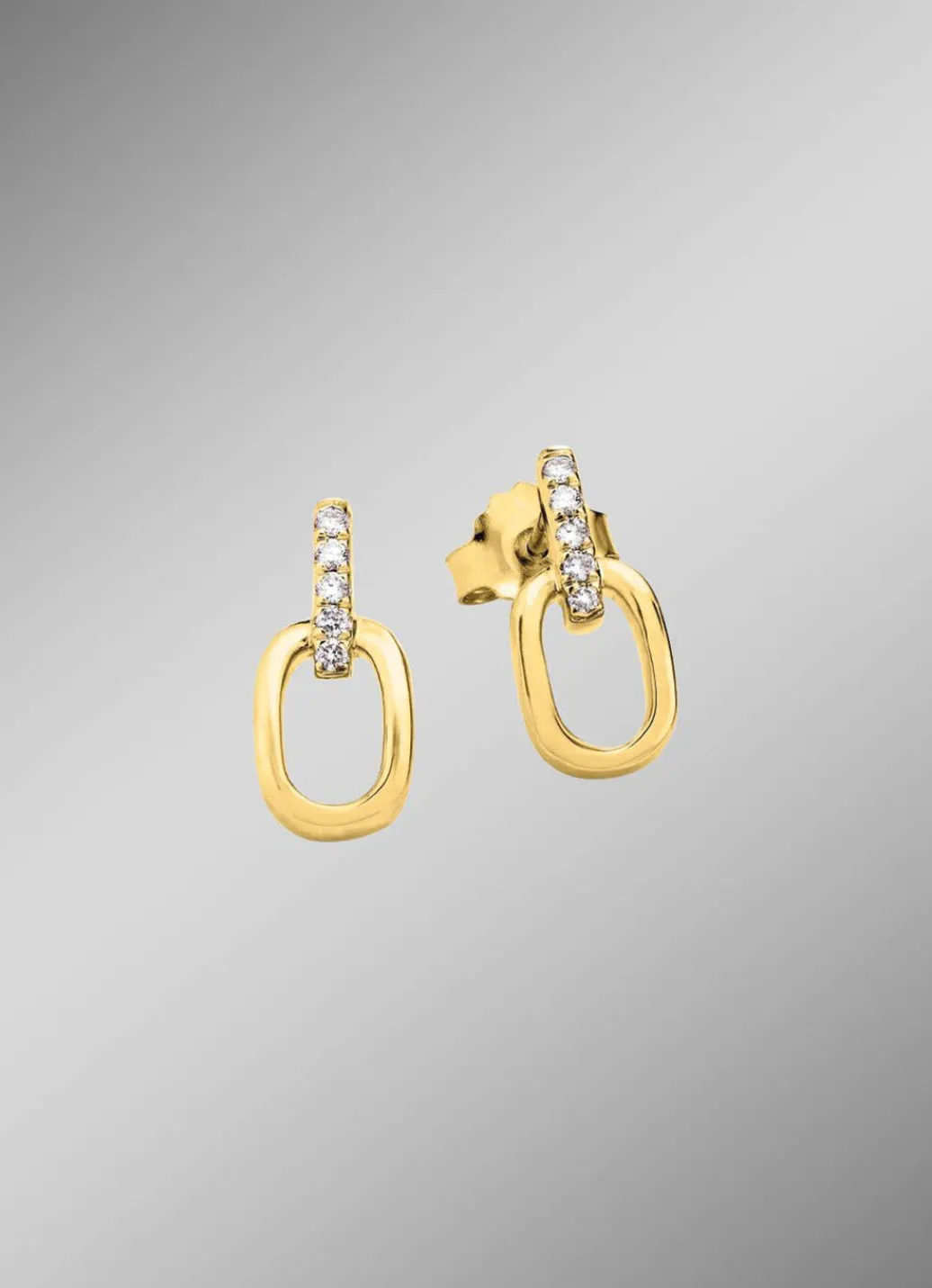 Damen Mona Ohrschmuck<Funkelnde Ohrstecker mit 10 Brillanten