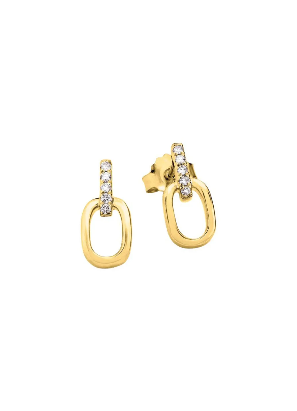 Damen Mona Ohrschmuck<Funkelnde Ohrstecker mit 10 Brillanten
