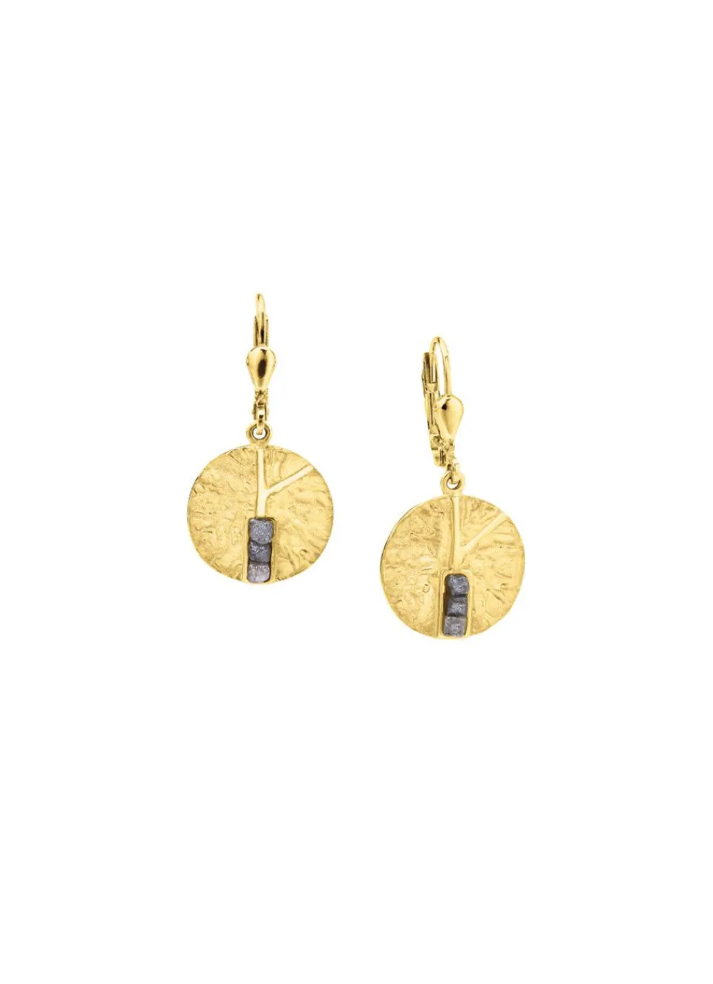 Damen Mona Ohrschmuck<Funkelnde Raffinesse: Ohrringe mit 6 Roh-Diamanten