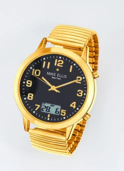 Hot Funk-Herrenuhr von Mike Ellis New York Herren Funkuhren