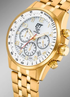 Sale Funk-Solar-Herrenuhr ETT EGS-11614-42MS Herren Funkuhren