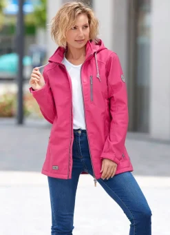 Damen Mona Funktionsjacken<Funktionsjacke mit abnehmbarer Kapuze