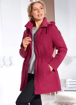 Damen Mona Übergangsjacken|Funktionsjacken<Funktionsjacke mit dezentem Streifendessin