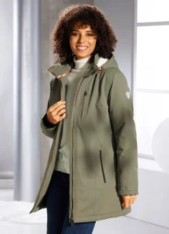 Damen Mona Funktionsjacken<Funktionsjacke mit fester Kapuze
