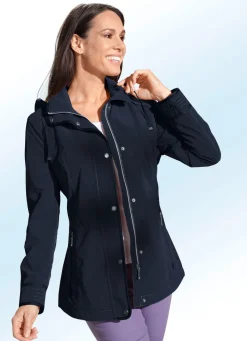 Damen Mona Übergangsjacken|Funktionsjacken<Funktionsjacke mit PU Beschichtung
