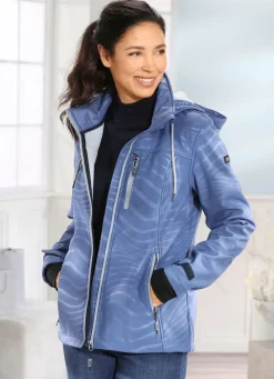 Damen Mona Funktionsjacken<Funktionsjacke mit Regenschild an der Kapuze
