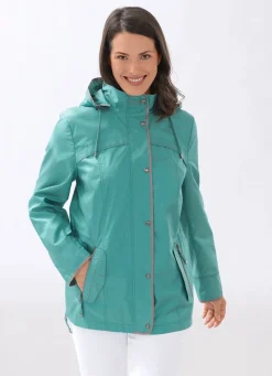 Damen Mona Funktionsjacken<Funktionsjacke mit Reißverschluss an den Seitenschlitzen