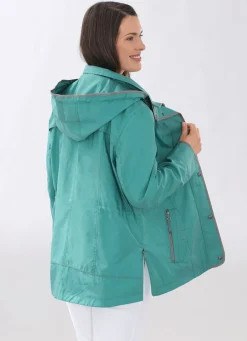 Damen Mona Funktionsjacken<Funktionsjacke mit Reißverschluss an den Seitenschlitzen