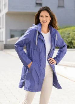 Damen Mona Funktionsjacken<Funktions-Kurzmantel in Trench-Optik