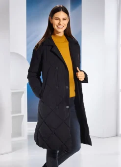 Damen Mona Funktionsjacken<Funktionsmantel mit Rautenstepp
