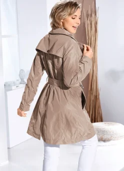 Damen Mona Funktionsjacken<Funktions-Trenchcoat mit Gürtel