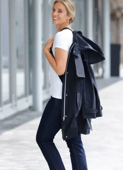Damen Mona Funktionsjacken<Funktions-Trenchcoat mit Gürtel