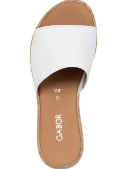 Hot Gabor, elegante Damen-Pantoletten, Weite G, mit Gummizug Damen Pantoletten