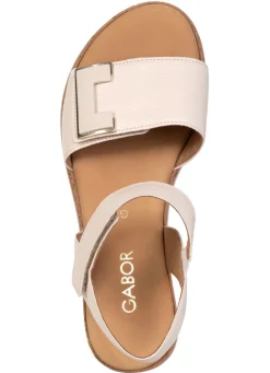 Online Gabor, modische Damen-Sandaletten, Weite G, mit Gummizug Damen Sandalen