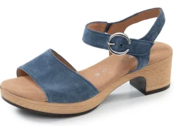 Gabor, schicke Damen-Sandaletten, Weite G, mit Gummizug Damen Sandalen