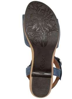 Gabor, schicke Damen-Sandaletten, Weite G, mit Gummizug Damen Sandalen