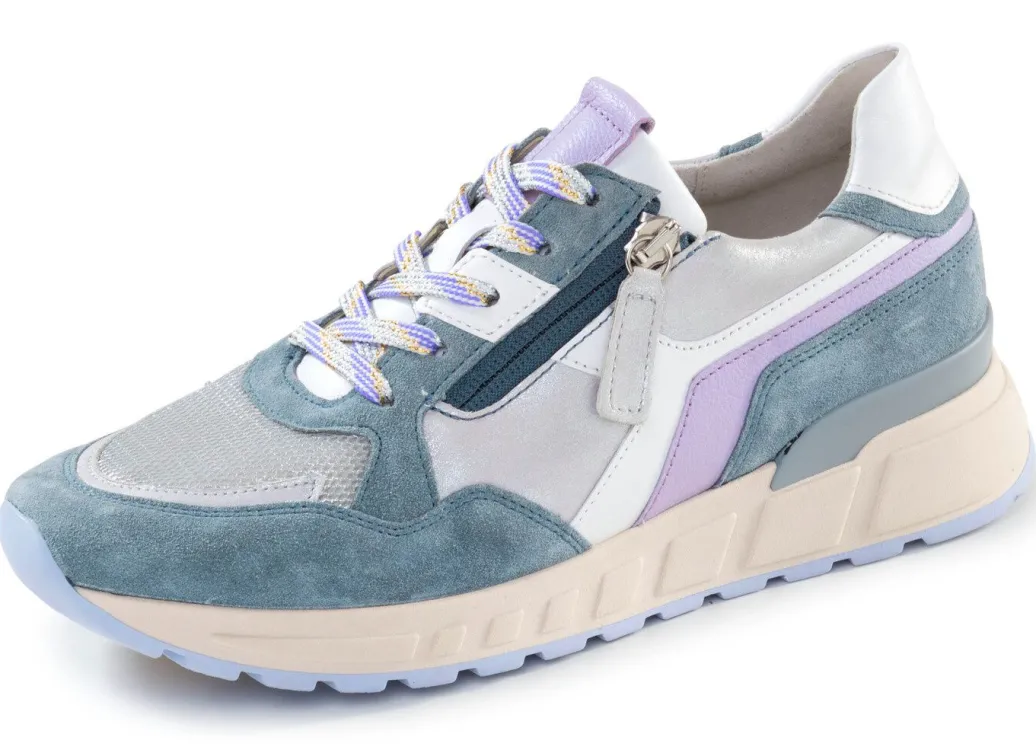 Hot Gabor, trendige Damen-Sneaker, Weite H, mit herausnehmbarem Fußbett Damen Sneaker & Sportschuhe|Schnürschuhe