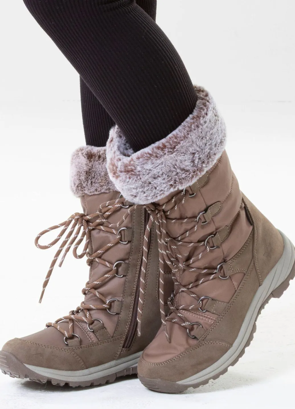 Sale Gefütterte Damen-Stiefel, Winterschuhe, mit Reißverschluss Damen Winterschuhe|Stiefel & Stiefeletten