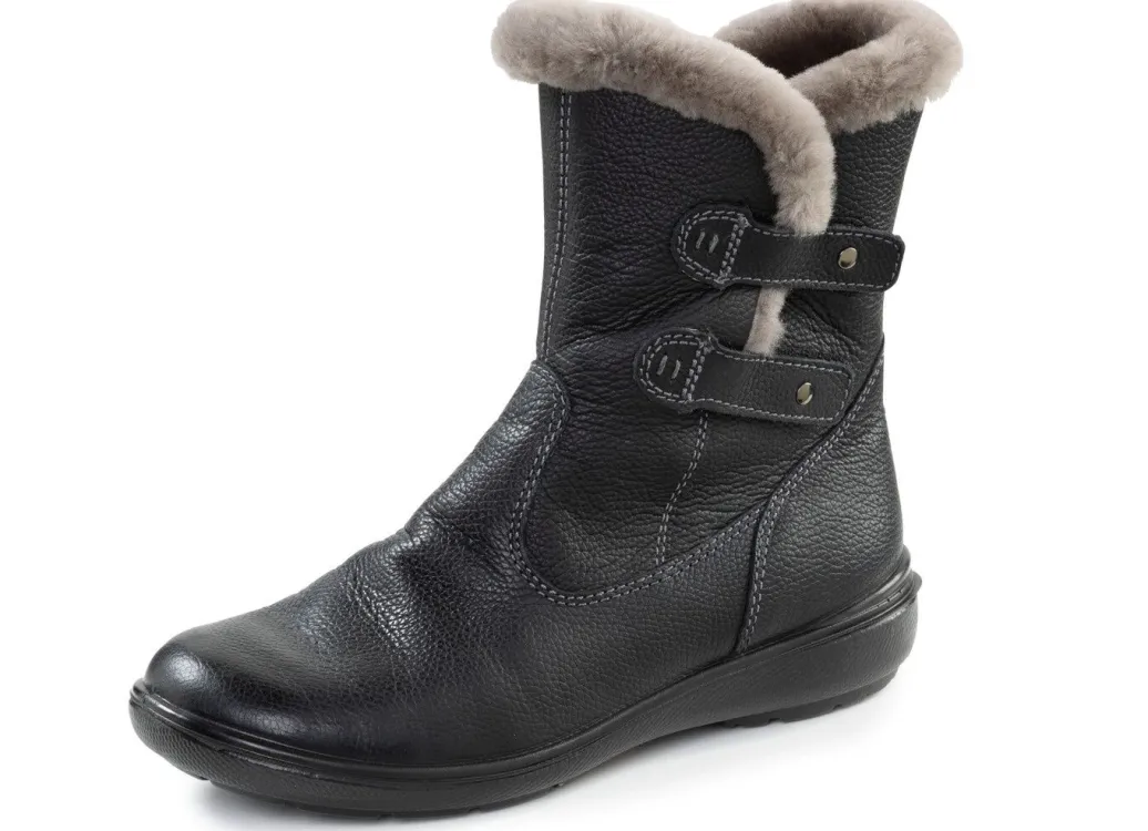 Best Gefütterte Damen-Stiefeletten, Winterschuhe, mit Lammfell Damen Winterschuhe|Stiefel & Stiefeletten