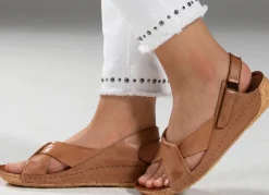 New Gemini, bequeme Damen-Sandalen, Weite G, mit Gummizug Damen Sandalen
