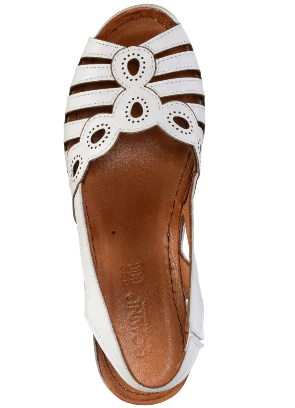 Clearance Gemini, klassische Damen-Sandaletten, Weite G, aus Leder Damen Sandalen