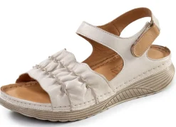 Hot Gemini, leichte Damen-Sandalen, Weite G, aus Leder Damen Sandalen