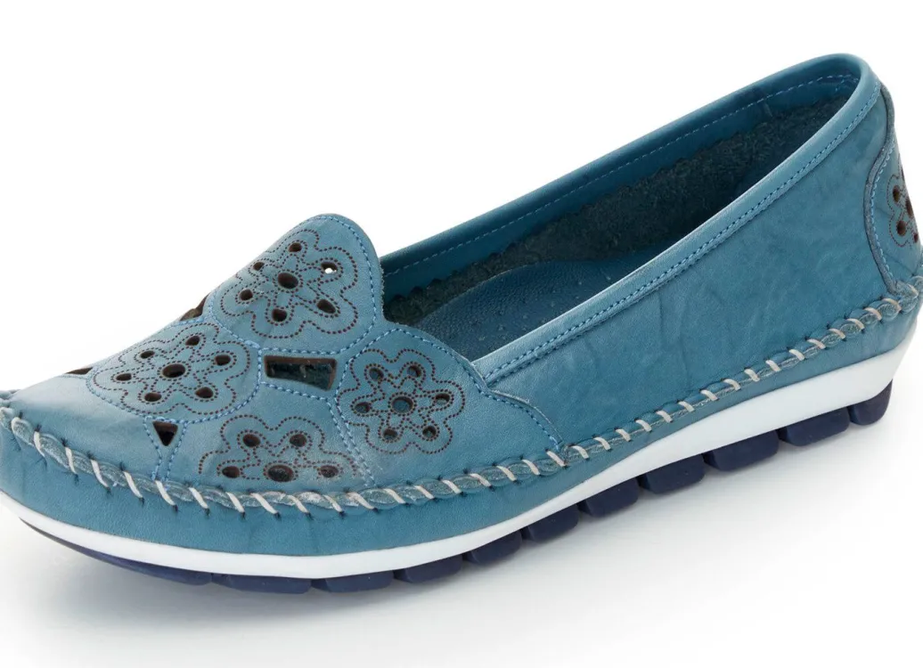 Outlet Gemini, leichte Damen-Slipper, Weite G, mit herausnehmbarem Fußbett Damen Slipper