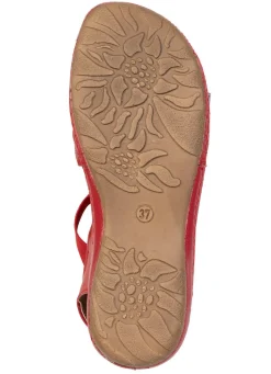 Online Gemini, modische Damen-Sandalen, Weite G, mit Blüten-Applikationen Damen Sandalen