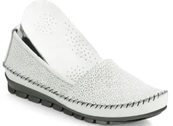 Outlet Gemini Mokassin-Slipper mit toller Prägung Damen Slipper