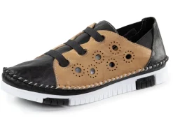 Sale Gemini Mokassin-Slipper mit dezenter Knitter-Struktur Damen Slipper