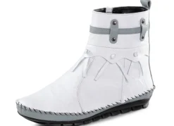 Hot Gemini Mokassin-Stiefelette mit Knitter-Struktur Damen Stiefel & Stiefeletten