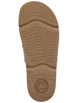 Hot Gemini Pantolette aus Nappaleder mit Perforation Damen Pantoletten