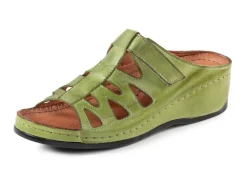 Discount Gemini Pantolette aus teilweise schattiertem Rind-Nappaleder Damen Pantoletten